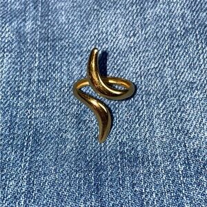 B. Collective Gold Abstract Ring (Boutique) | SAMPLE SALE